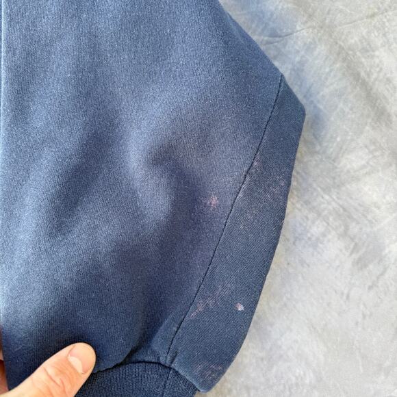 Vintage 90's Bike Auburn Tigers Navy Blue Crewneck Pullover Sweatshirt Sz Medium - Picture 4 of 8